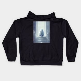 Waiting on the Stairs Kids Hoodie